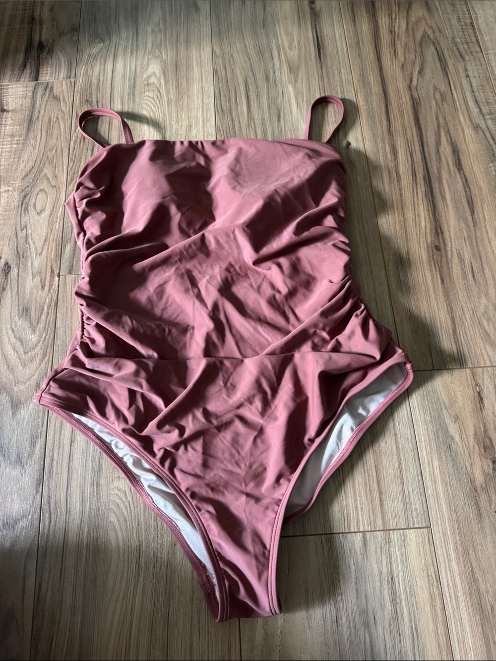Mauve Pink One-Piece Swimsuit